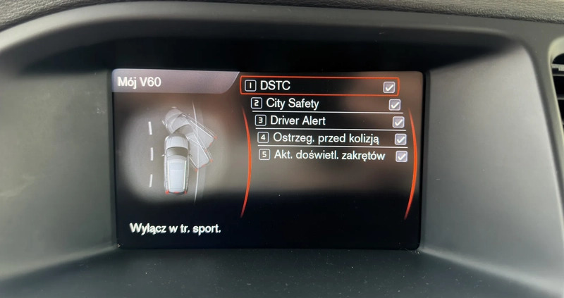 Volvo V60 cena 34900 przebieg: 262000, rok produkcji 2011 z Olsztyn małe 781